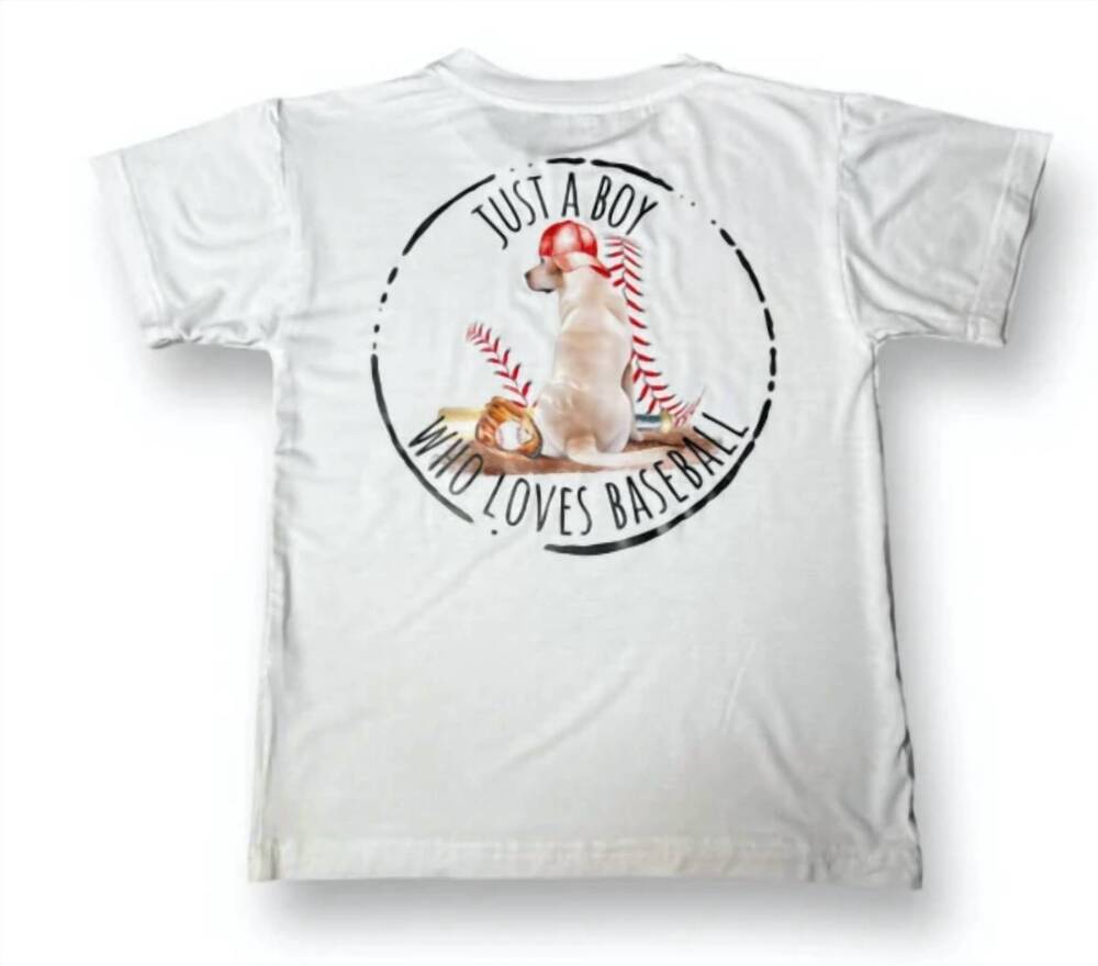 NEW BELLE CHER boy's graphic tee in white
